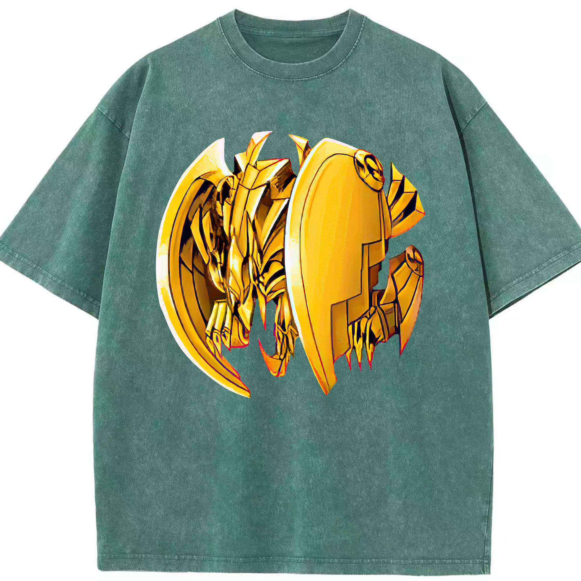 （画像用） 遊☆戯☆王 Yu-Gi-Oh! 綿100% ヴィンテージ風 半袖Tシャツ（フロントプリント）